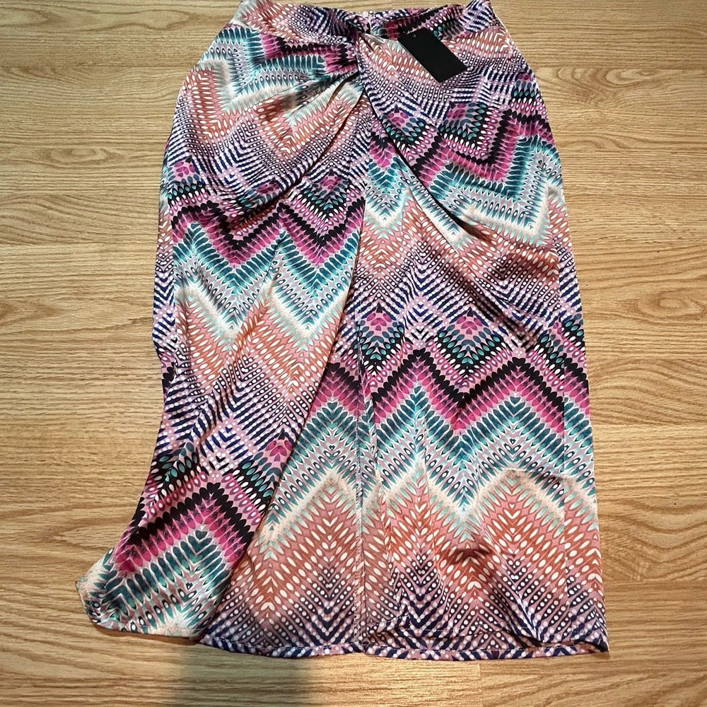 Fate‎ abstract twist waist skirt medium